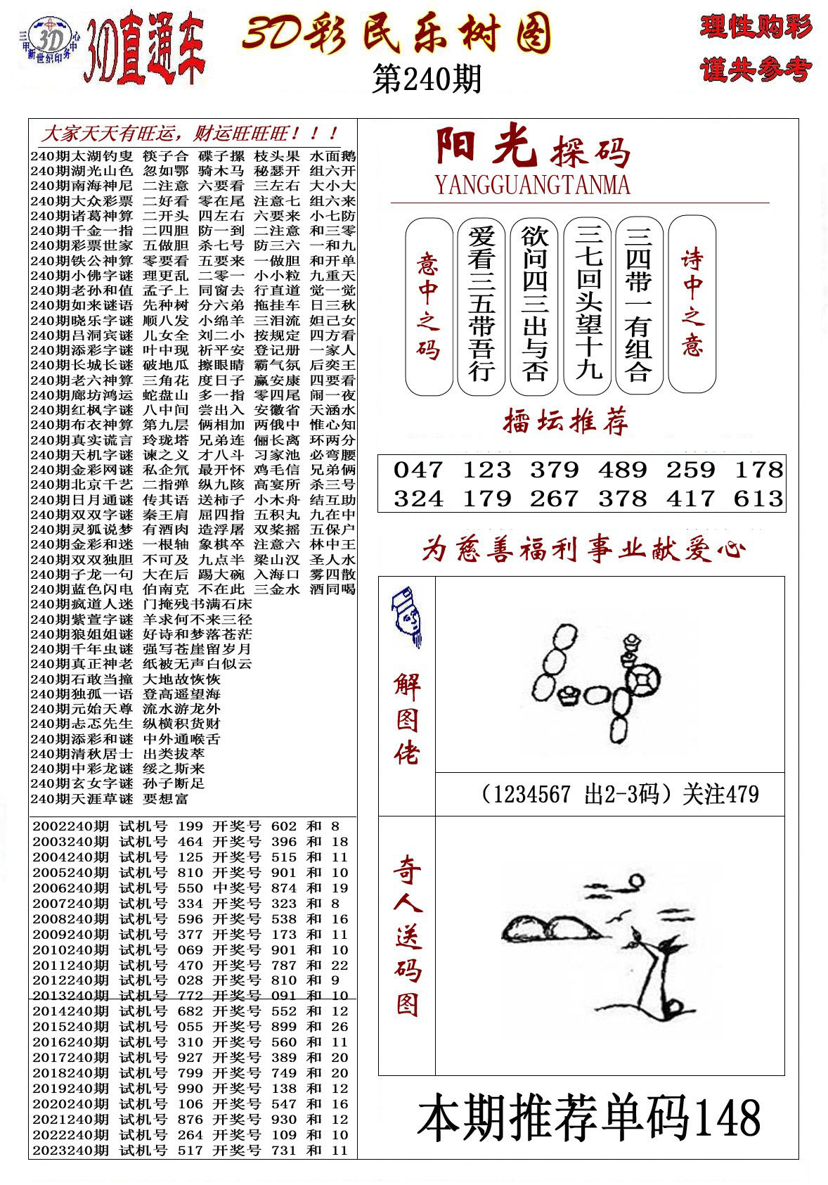 3D彩民乐树图