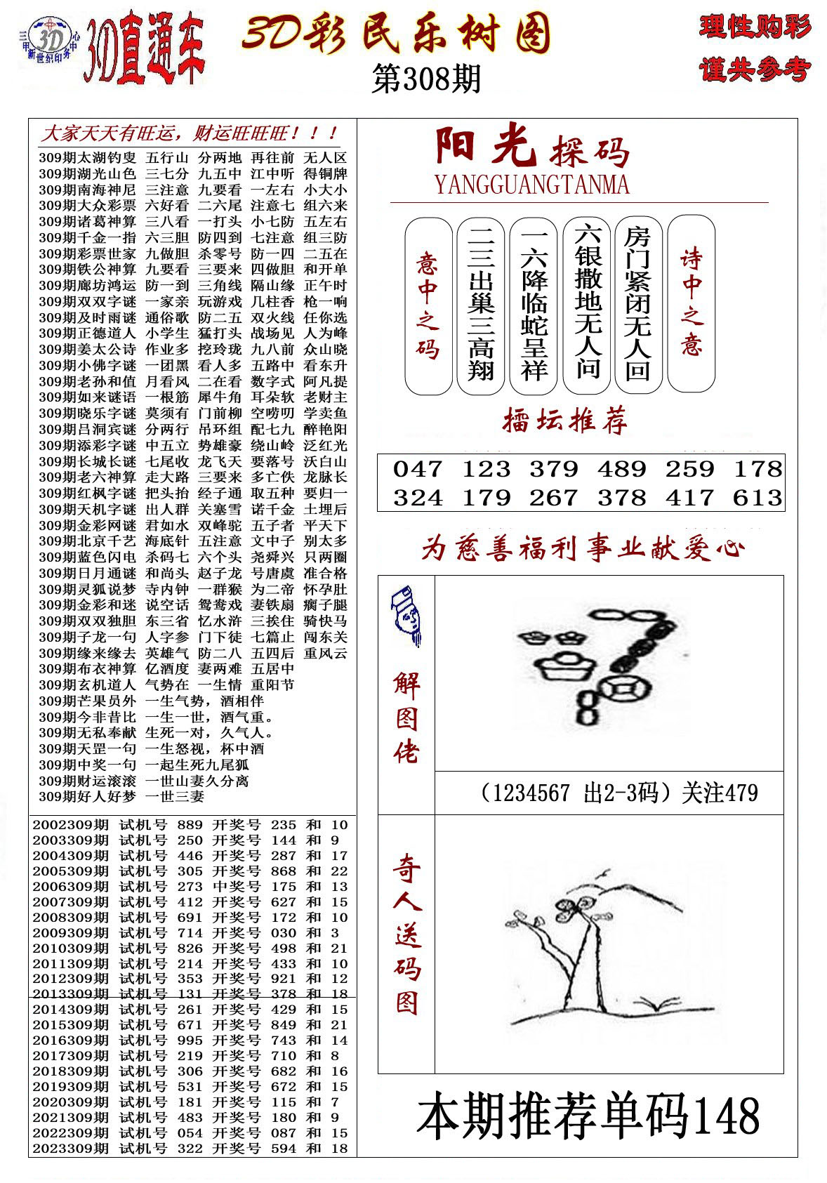 3D彩民乐树图