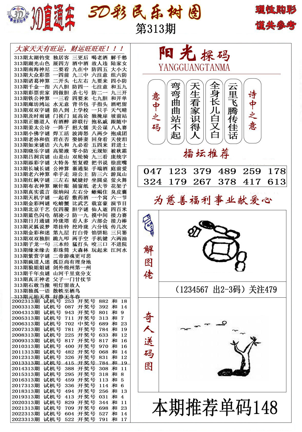 3D彩民乐树图