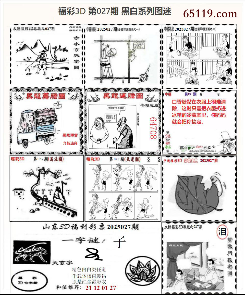 3D黑白系列图迷