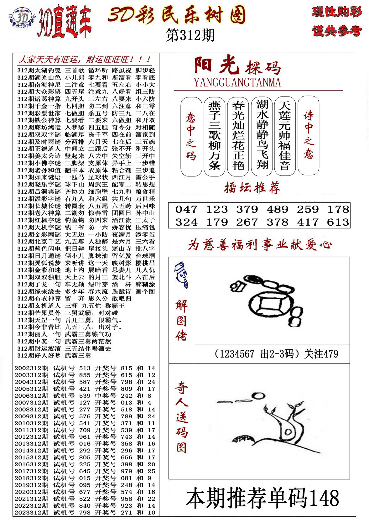 3D彩民乐树图